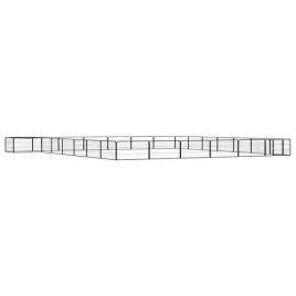 kojec-dla-psa-28-panele-czarny-100x50-cm-stal