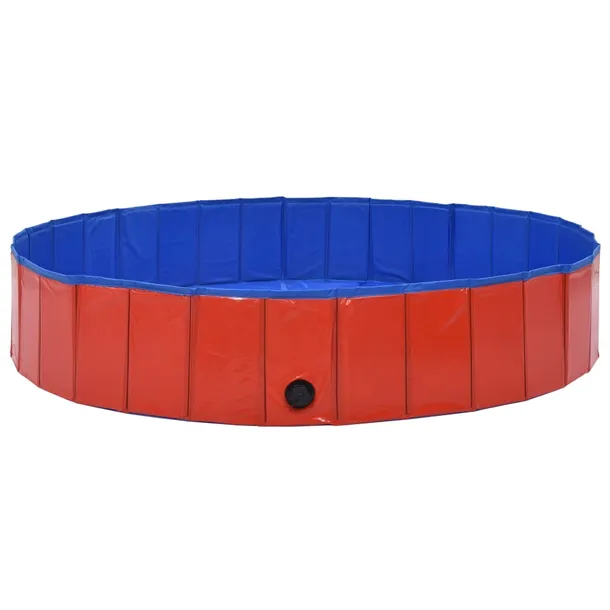 basen-dla-psa-czerwony-pvc-160x30-cm-kolor-czerwony
