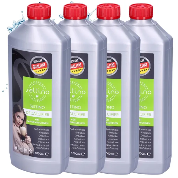 Odkamieniacz do wszystkich ekspresów 4 x 1000ml Seltino Decalcifier