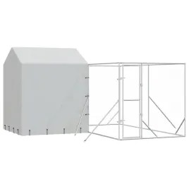 kojec-dla-psa-z-dachem-srebrny-4x4x25-m-stal-galwanizowana