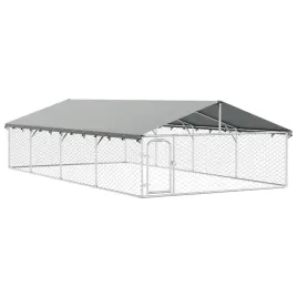 kojec-zewnetrzny-dla-psa-z-zadaszeniem-stal-galwanizowana-600x300x150-cm