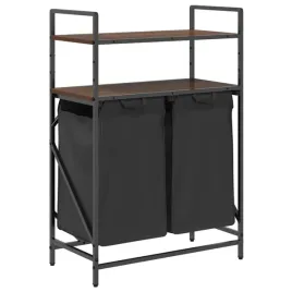 kosz-na-pranie-2-przegrody-z-polkami-brazowy-dab