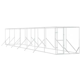 klatka-dla-psa-2x14x2m-srebrna