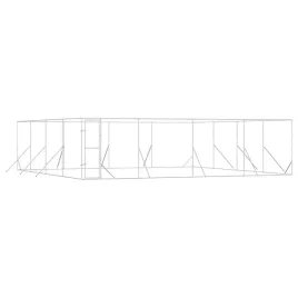 klatka-dla-psa-8x8x2m-stal-srebrna