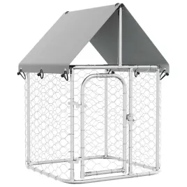 klatka-na-zewnatrz-dla-psa-100x100x150-cm-srebrna