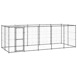 kojec-dla-psa-550x220x180-cm-czarno-srebrny