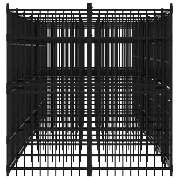 kojec-dla-psa-672x192x200-cm-czarny-wysokosc-200-cm