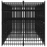 kojec-dla-psa-672x192x200-cm-czarny-wysokosc-200-cm