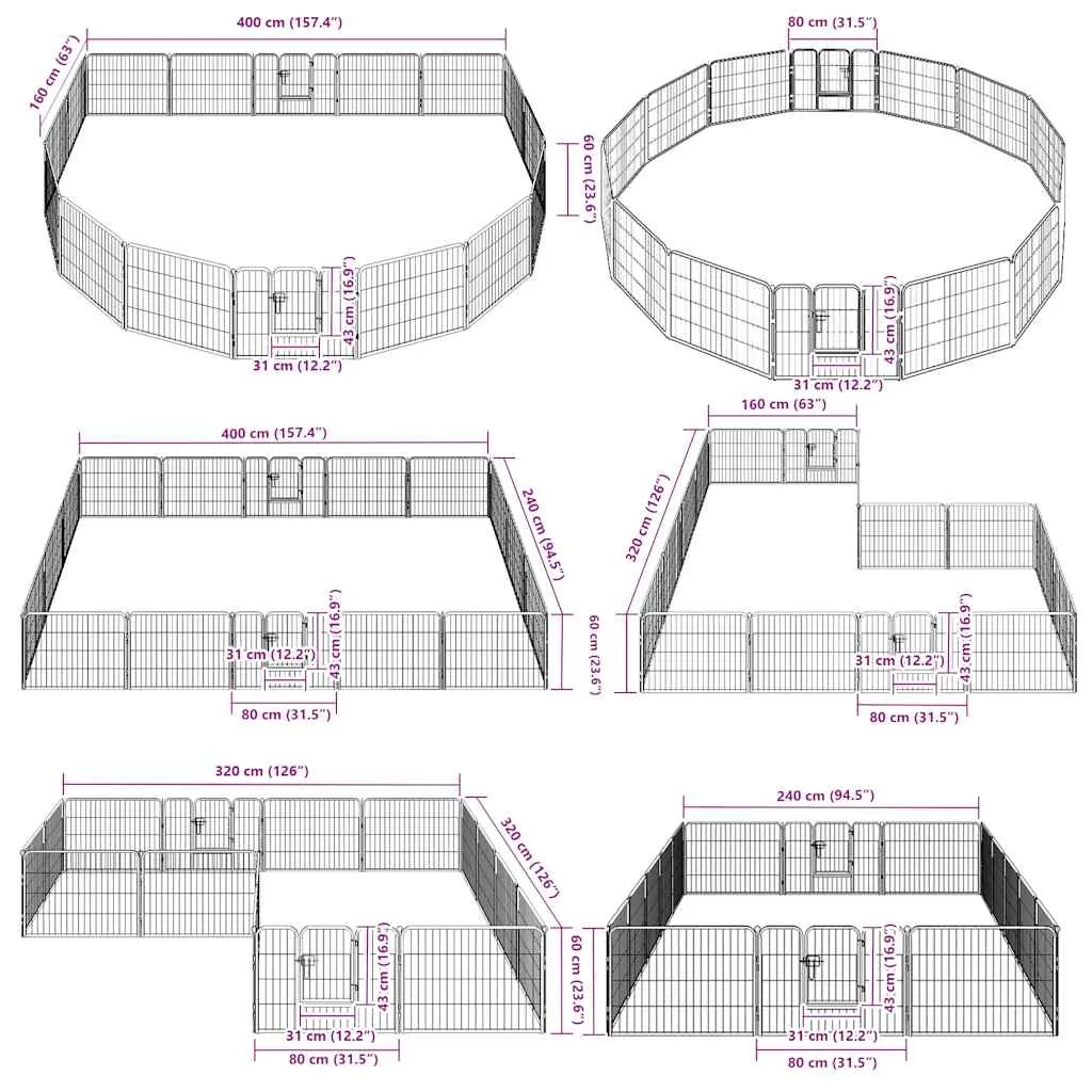 kojec-dla-psow-80x60-czarny-stan-nowy
