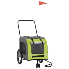 przyczepka-rowerowa-dla-zwierzat-63x121x65cm-zielono-szara