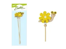 slimak-na-patyku-kwiatek-zolty-28cm-3szt