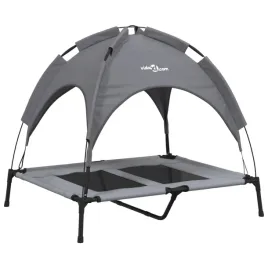 baldachimowe-legowisko-dla-psa-92x77x85-cm-antracytowe