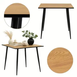 stol-kwadratowy-80x80cm-do-jadalni-kuchni-blat-dab-klasyczny-ponadczasowy