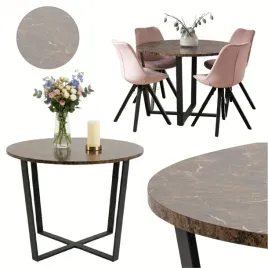 okragly-stol-do-jadalni-kuchni-110x75cm-imitacja-marmuru-brazowy-nowoczesny