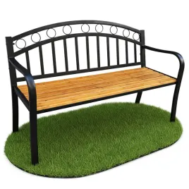 lawka-ogrodowa-z-oparciem-akord-arum-brazowa-drewno-127x58-cm-stalowe-nogi