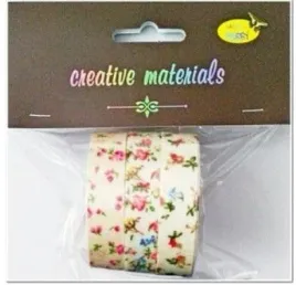 tasmy-materialowe-kwiaty-3szt