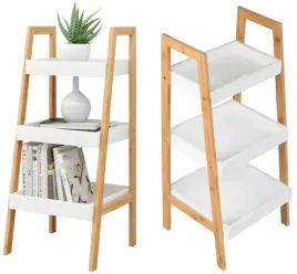 regal-bialy-polka-szafka-lazienkowa-drabina-sciana