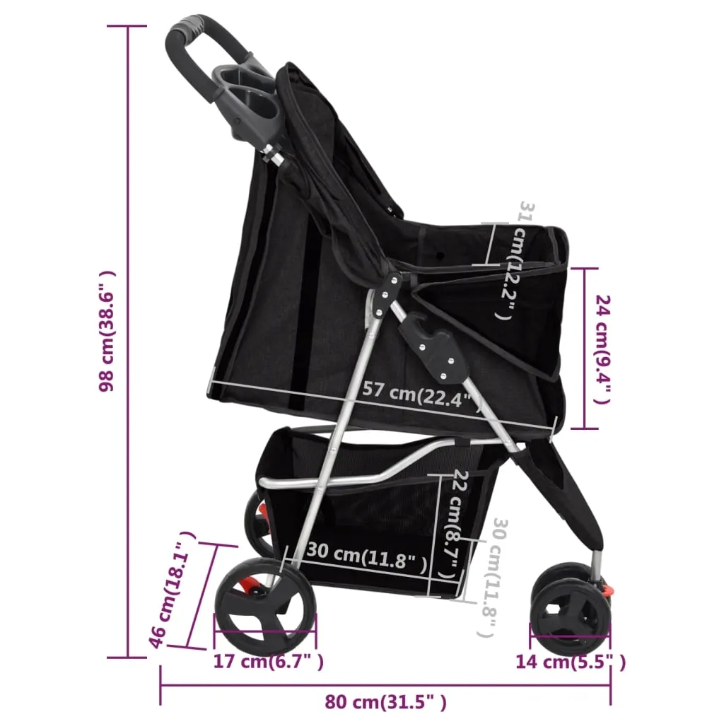 wozek-dla-psa-80x46x98-cm-czarny-stan-nowy