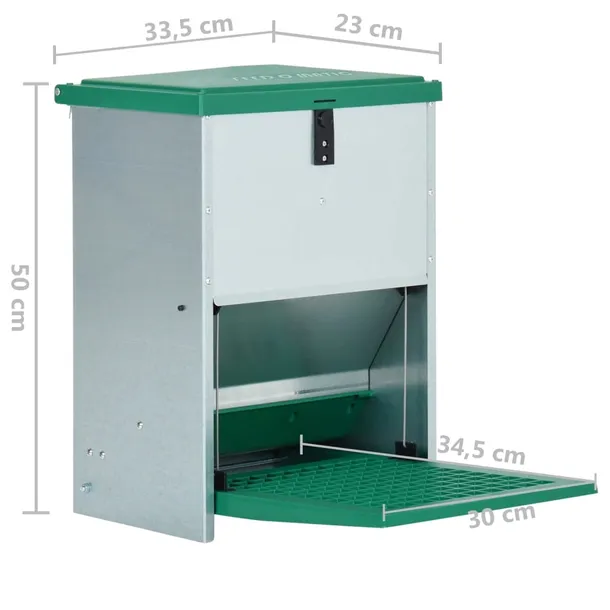feedomatic-12kg-green-automatic-poultry-feeder-kod-producenta-z-171446-rodzaj-karmnik