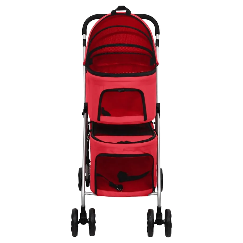 wozek-dla-psa-83x48x97-czerwony-stan-nowy