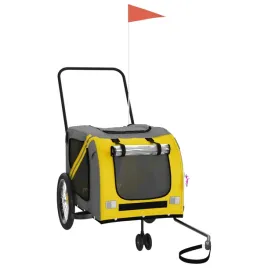 przyczepka-rowerowa-dla-zwierzat-134x68x72-cm-zolto-szara