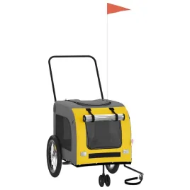 przyczepka-rowerowa-dla-zwierzat-63x121x65-cm-zolto-szara