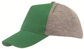 5-segmentowa-czapka-baseballowa-up-to-date-ciemnozielony-szary