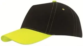 5-segmentowa-czapka-baseballowa-sportsman-zolty-czarny
