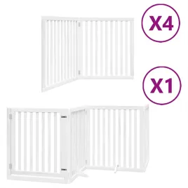 skladana-bramka-dla-psa-z-drzwiami-12-paneli-biala-960-cm