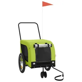 przyczepka-rowerowa-dla-zwierzat-125x63x66-cm-zielono-czarna