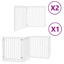 skladana-bramka-dla-psa-z-drzwiami-8-paneli-biala-640-cm