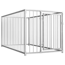 zewnetrzna-zagroda-dla-psow-z-drzwiami-na-zawiasach-100x200x100-cm-sreb