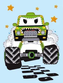 diamentowa-mozaika-zielony-samochodzik-15x20cm