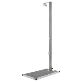 prysznic-ogrodowy-z-szara-podstawa-220-cm-stal-nierdzewna