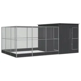 woliera-dla-ptakow-497x303x216-cm-srebrny-antracytowy
