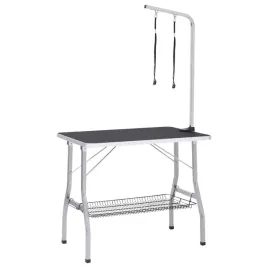 stol-do-pielegnacji-psow-90x60-czarno-srebrny