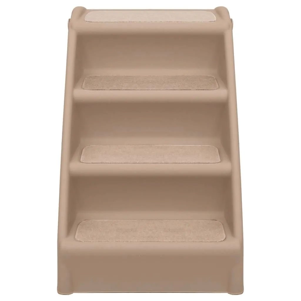 schodki-dla-psa-62x40x495-cm-brazowe-stan-nowy