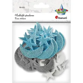 naklejki-piankowe-brokat-ksiezyce-gwiazdy-60szt