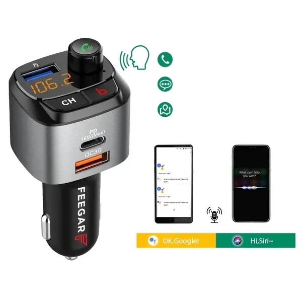 transmiter-fm-feegar-bluetooth-qc-3-0-pd-ladowarka-waga-z-opakowaniem-0-3-kg-stan-nowy