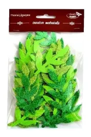 galazki-brokatowe-tonacja-zielona-36szt