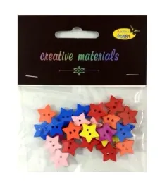 guziki-drewniane-kolorowe-gwiazdki-15mm-6g-ok-30sz