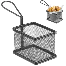 koszyk-miniaturowy-do-smazonych-przekasek-hendi-stal-nierdzewna-czarny