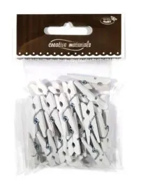 klamerki-drewniane-biale-30mm-25szt