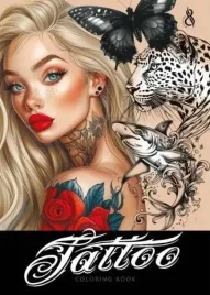 kolorowanka-a4-pionowa-8-obrazkow-tattoo-zolta