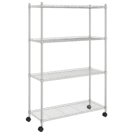 regal-druciany-chromowany-90x35x142-srebrny-4-polki-4-kolka