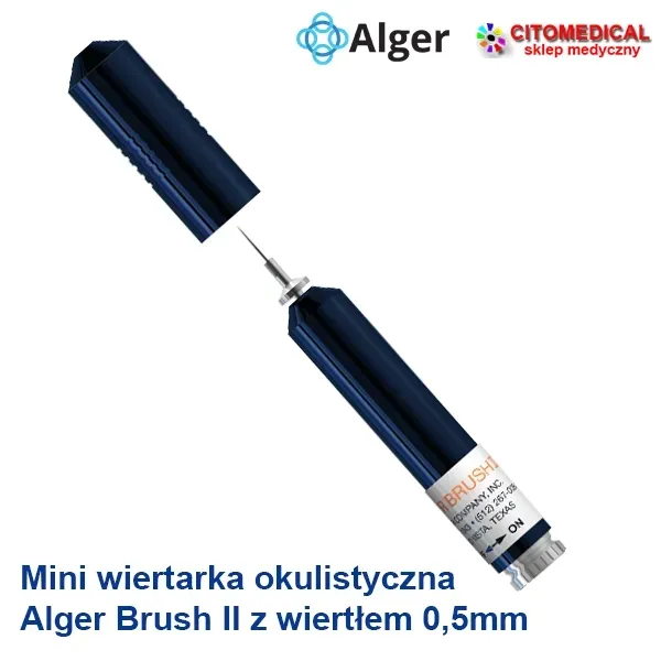 Wiertarka okulistyczna ALGERBRUSH II z wiertłem 0,5mm