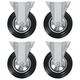 kolka-160mm-czarne-4-szt-150kg-kolo-guma-ocynkowane-zelazo