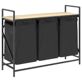 kosz-na-pranie-3-przegrody-z-polka-dab-sonoma