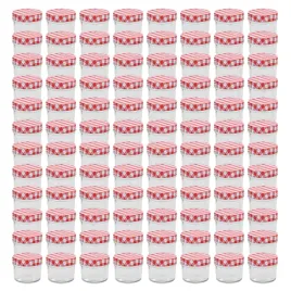 szklane-sloiki-na-dzem-bialo-czerwone-pokrywki-96-szt-110-ml