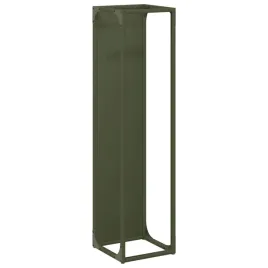 stojak-na-drewno-opalowe-oliwkowo-zielony-25x25x100-cm